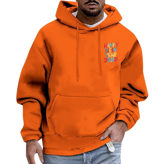 2025 Trend Men And Women With The Same New Year Hoodie Casual Sports Fashion New Year's Indispensable Top