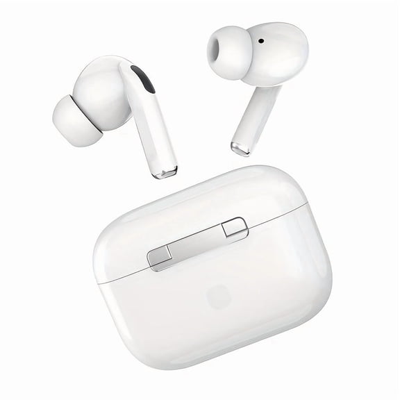 2025 True Wireless Earbuds with HIFI Bass, Stereo HD Calls, USB-C Charging, Rechargeable Battery for iPhone Android Gaming Smartphones