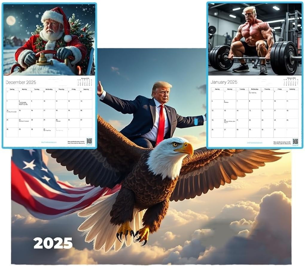 2025 Trumps Wall Calendar - Trumps Merchandise - Monthly Trumps ...