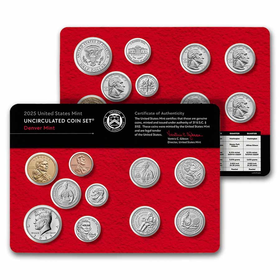 【新品未開封】2025 US Mint プルーフセット 10枚組 証明書付 2025 U.S. Mint Set - Walmart.com