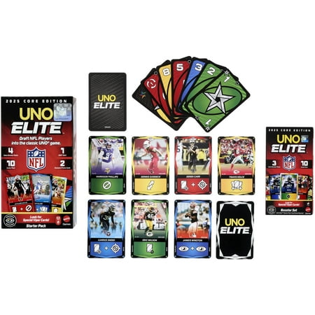 Mattel - UNO Elite NFL Booster Set Cards