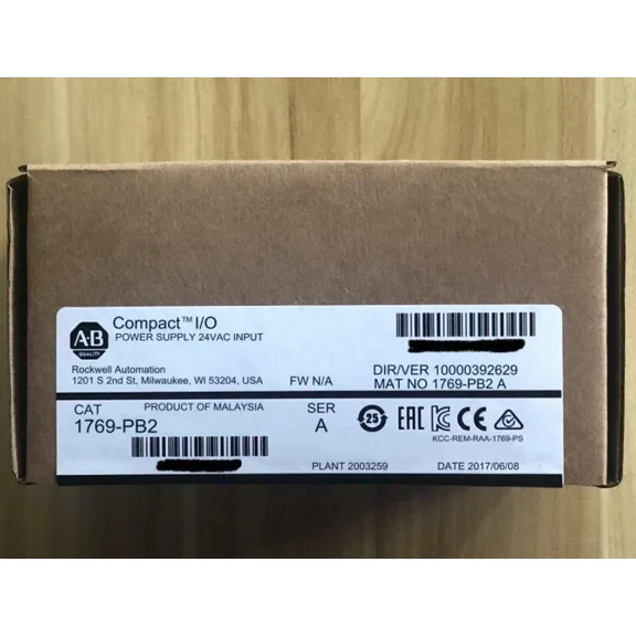 2025 US Factory Sealed AB New 1769-PB2 CompactLogix DC 2A/0.8A Power Supply