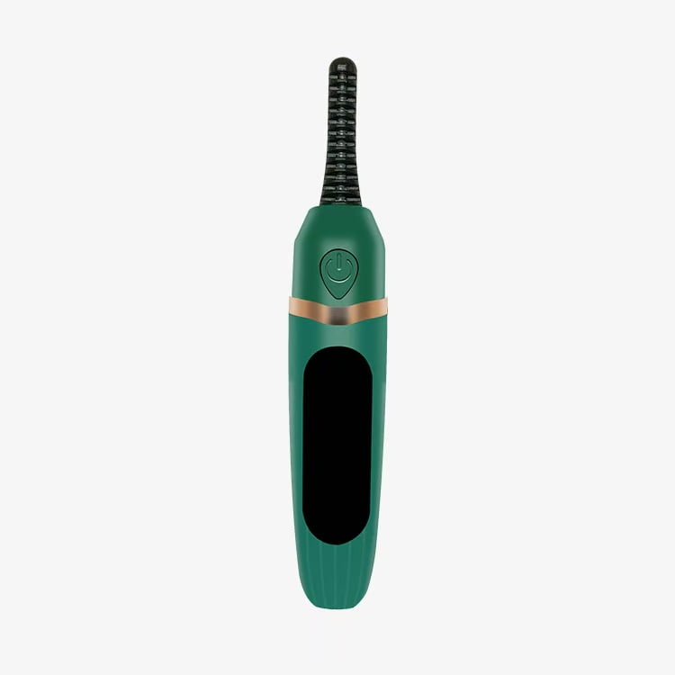 2025   USB Rechargeable Heated Eyelash Curler - 3 Temp Settings & LED Display for 24H Curls(Green)