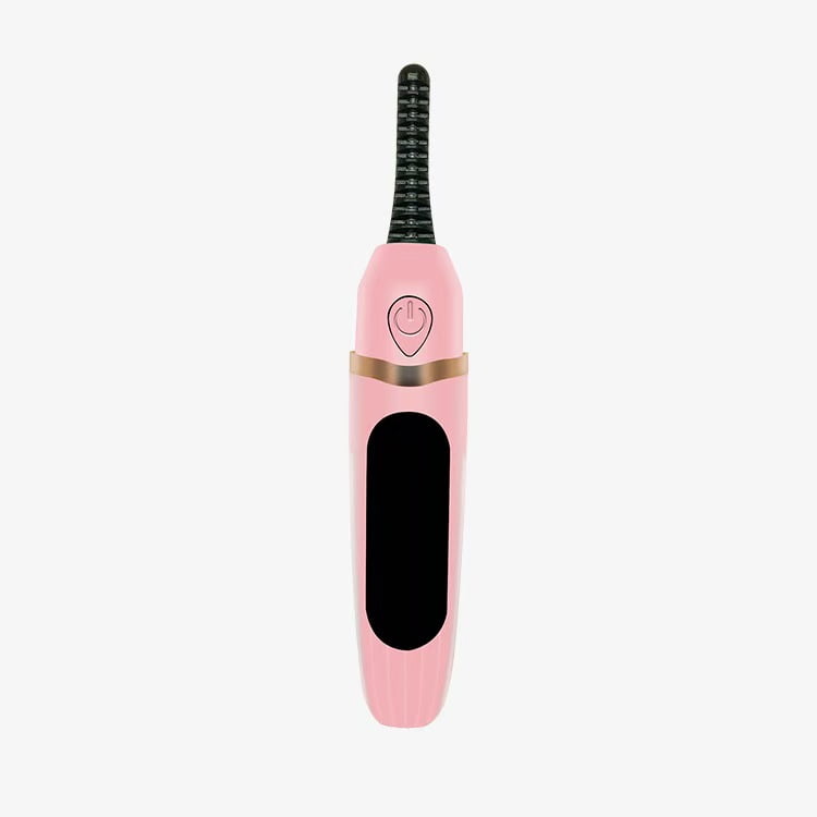 2025  USB Rechargeable Heated Eyelash Curler - 3 Temp Settings & LED Display for 24H Curls(Pink)