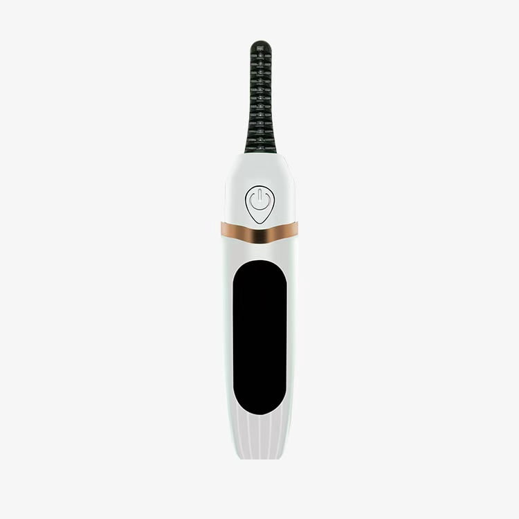 2025   USB Rechargeable Heated Eyelash Curler - 3 Temp Settings & LED Display for 24H Curls(White)