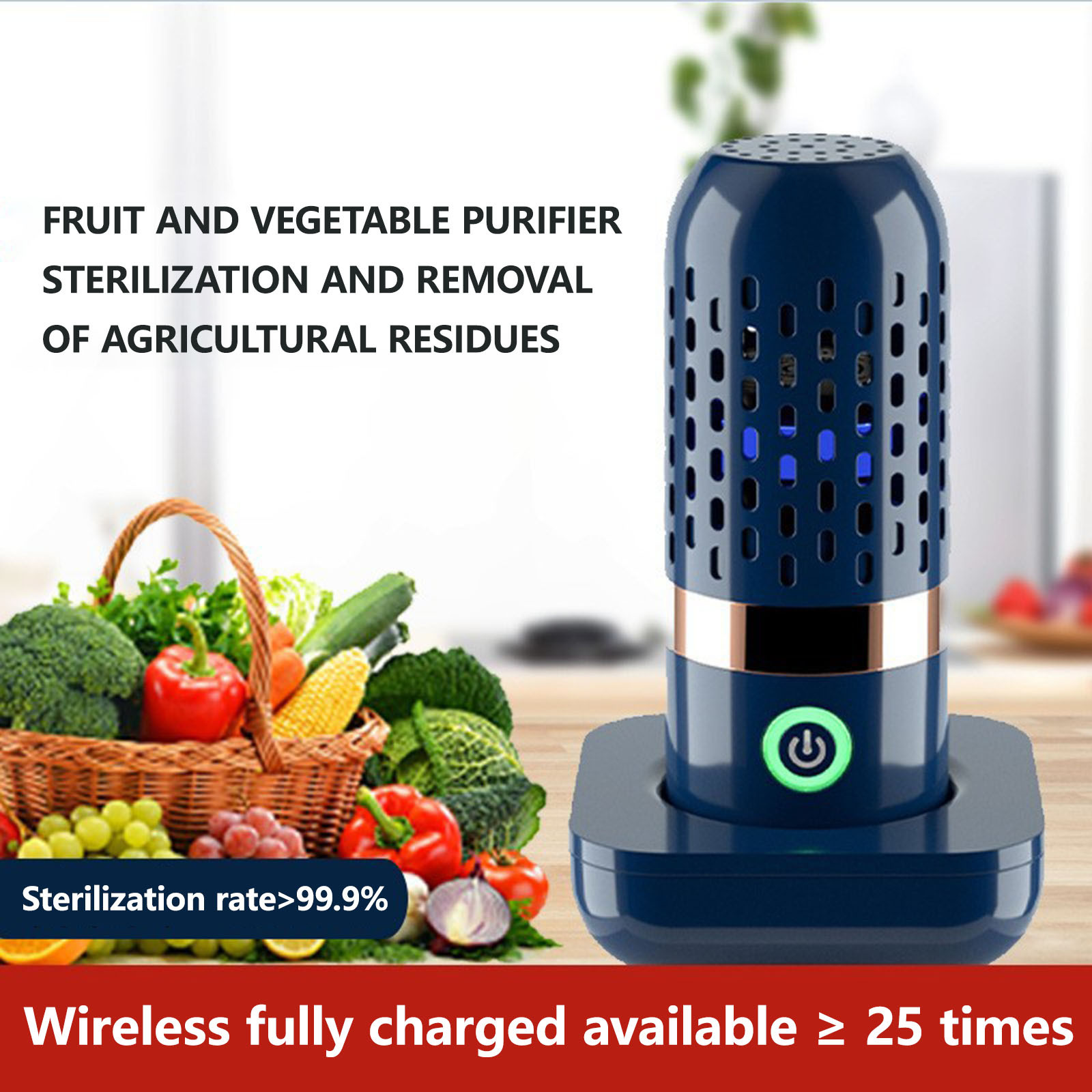 ing Machine Vegetable Washing Machine Protable Wireless Fruit Food ...