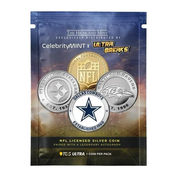 2025 UltraBreaks x Celebrity Mint: NFL Hall of Fame Silver Series