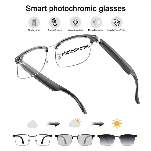 2025 Unisex AI Smart Glasses | 160+ Language Real-Time Translation | GPT Chat & Camera