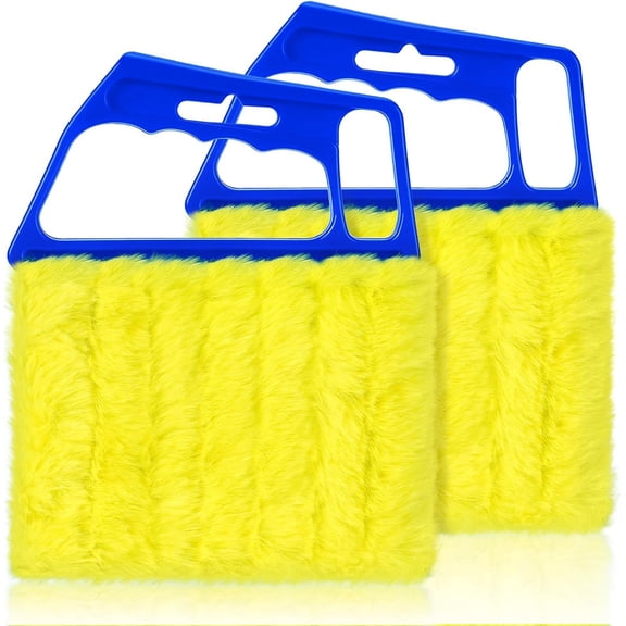 2025 Upgrade 2 count Blind Cleaner Duster Tool,Window Blinds Cleaner Microfiber Washable,7 Fingers Blind dusters for Cleaning Window,Air Conditioner Vent