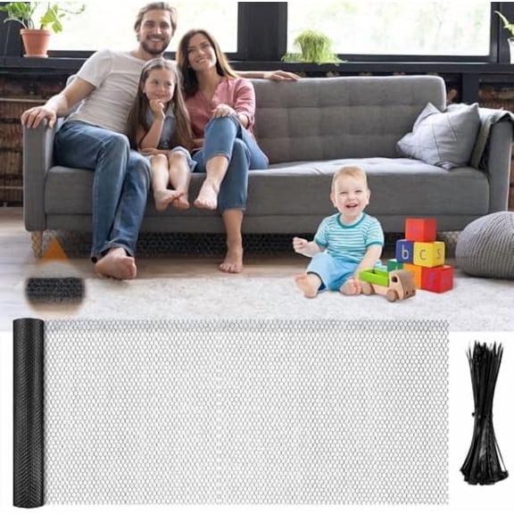2025 Upgrade Under Couch Blocker for Pets, Sofa StoppersCustomizable Length, Couch Furniture Underneath Stop from Getting Under The Sofa$$Home Decor, Kitchen, & Other