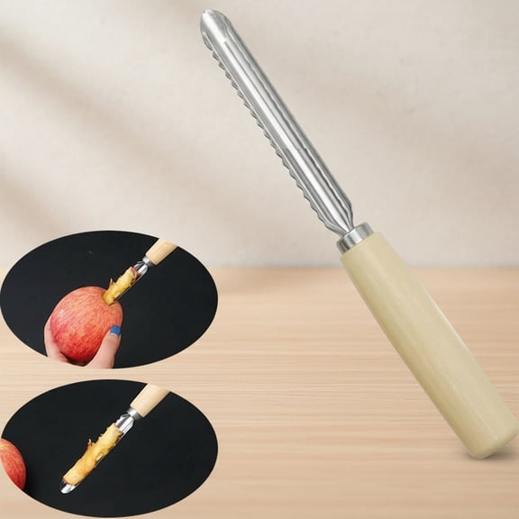 2025 Upgrade Enucleator Tool - Stainless Steel Fruit & Vegetable Core Remover - Enucleator for Stuffed Veggies, Eggplant, Cucumber - Seed Remover & Coring Gadget