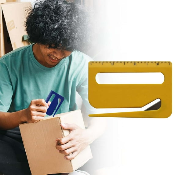 2025 Upgrade Envelope Slitter Mail Letter Package Opener Cutter Tool with Pointed End and Scale for Wrapping Paper Precision Cutting