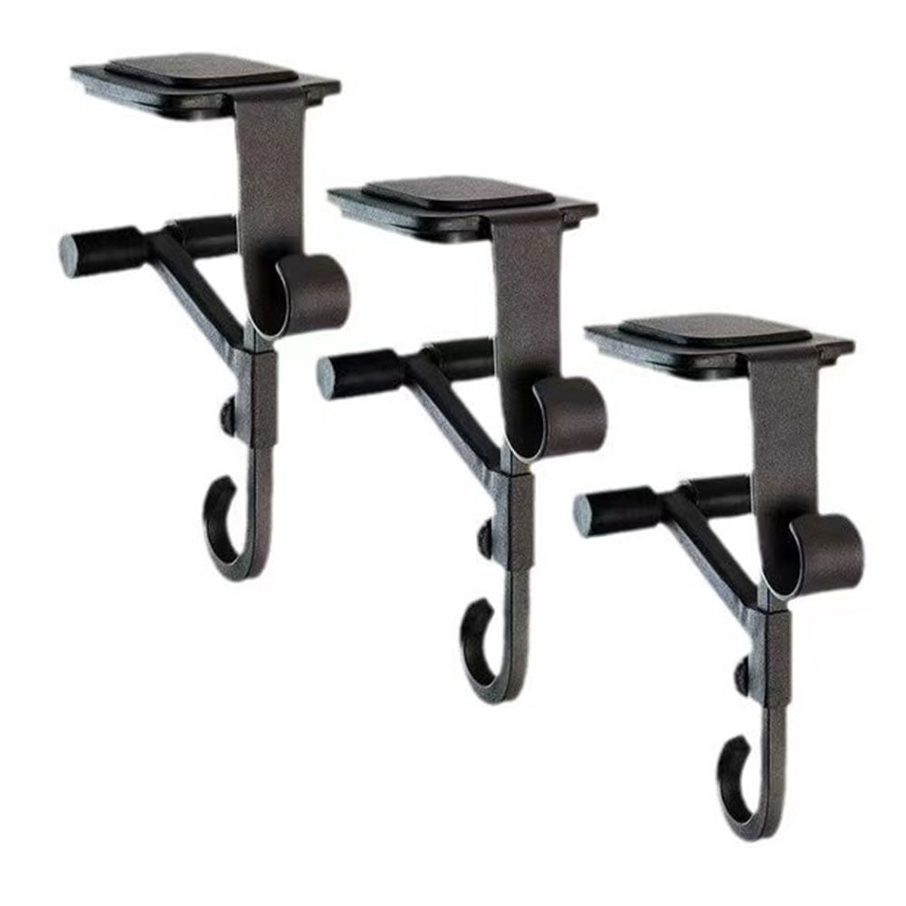 Fireplace Stocking & Garland Hanger (6") - Heavy Duty Metal, No-Drill Clip, Holds 20 Lbs, Fits Most Mantels