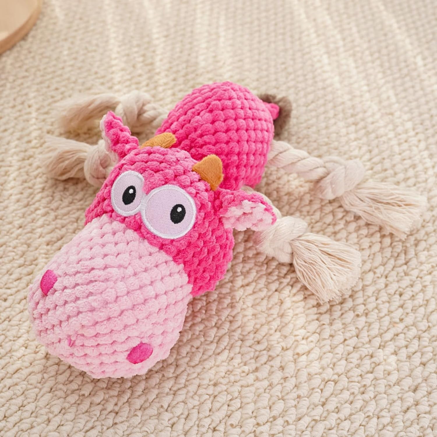 Image showcasing 2025 Upgrade Indestructible Plush Dog Toys for Aggressive Chewers Small ...