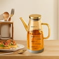 thumbnail image 1 of 2025 Upgrade Oil Dispenser Bottle with Drip Free Spout, 34OZ Glass Olive Oil Dispenser Bottle for Kitchen, Food-grade Oil Vinegar Dispenser Container Bottles for Cooking Kitchen Gadgets, 1 of 6