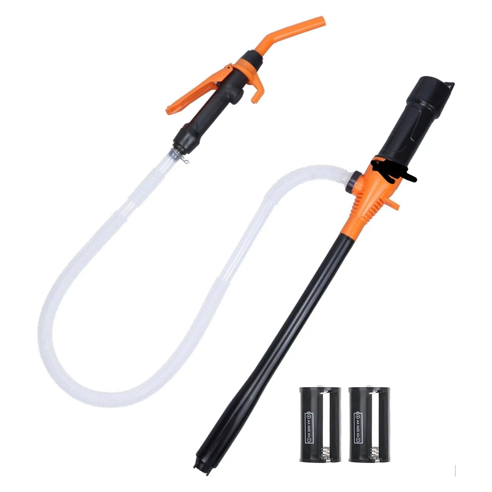 2025 Upgrade Portable Power Battery Pump, Battery Operated Electric Siphon Pump Water Transfer Pump, Easy to Use Hand Fuel Pump Portable Battery Pump for Gas, Fuel, Diesel, Water Transfer