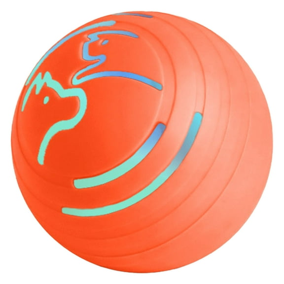 2025 Upgrade Smart Interactive Dog Toy Automatic Moving Vibrating with Glowing LED Lights Rechargeable Rolling Pet Play for Indoor Training and Exercise