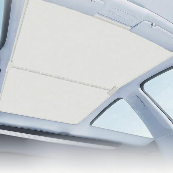 2025 Upgrade Tesla Model Y Sunshade Roof - Foldable Glass Roof Sun Shade with Nano Ice-Crystal Coatings. No Gaps, No Sag. Ideal Heat Insulation for 2020 - 2025 Tesla Model Y