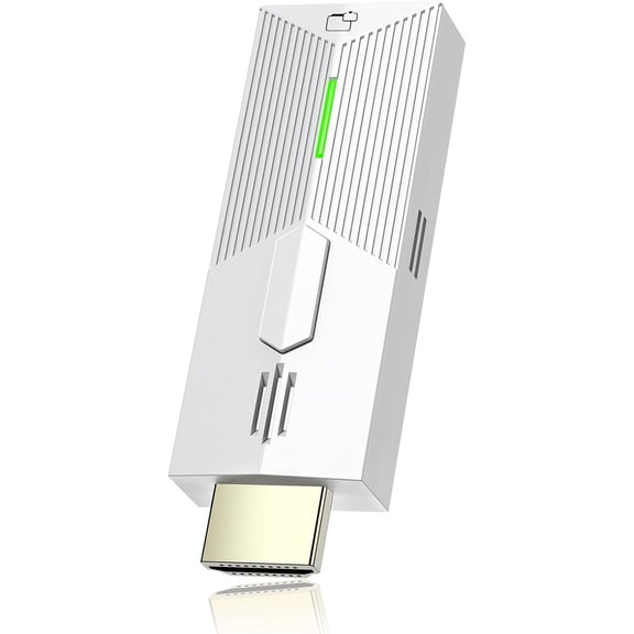 2025 Upgrade Tongtion Wireless Display Dongle Adapter, Portable Transmitter 1080P HDTV Streaming, AirPlay/Miracast, 5GHz WiFi| Plug& Play for Smartphone/PC/TV/Projector