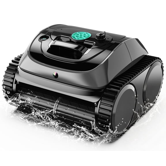 WYBOT Cordless Robotic Pool Vacuum, Robotic Pool Cleaner with Wall Climbing, Upgraded Triple-Motor, 150mins Runtime for Inground Pools up to 1614 Sq.ft
