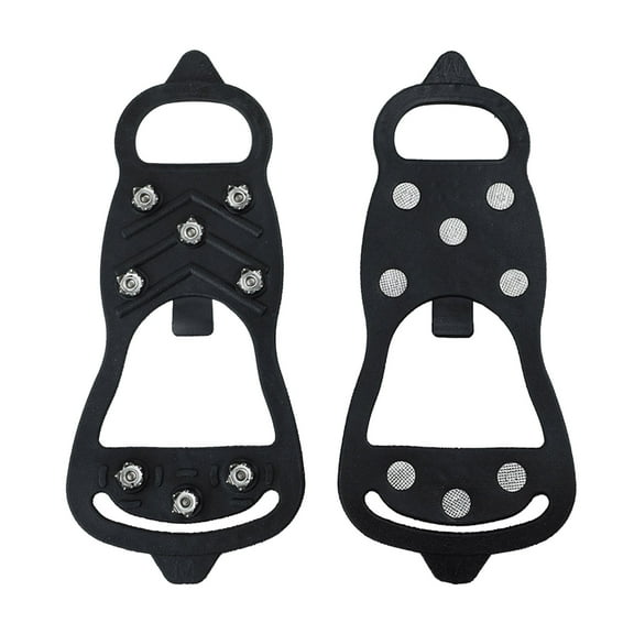 2025 Upgraded 8-Stud Cleats for Boots and Shoes Traction Grips for Winter Hiking Ice Climbing Fishing Outdoor Activities