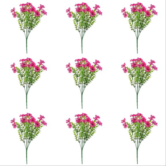 2025 Upgraded Artificial Flowers With Stem – UV-Resistant & Fade-Proof Outdoor Flowers – Colorful Silk Daisy & Shrubs for Garden, Yard & Front Door Decor – All-Weather Durable Gift (14.5'')