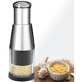 thumbnail image 1 of 2025 Upgraded Compact Mini Dicer Food Chopper: Stainless Steel, Manual, for Mincing Garlic/Pressing – Home Decor, 1 of 5