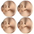 thumbnail image 1 of 2025 Upgraded Drill-Free Suction Cup Hooks, Stainless Steel Suction Cup Hooks for Shower, Mirror, Wall, Bathroom, Glass, Hanging Towels - 4 Pack, Brushed Silver, 1 of 7
