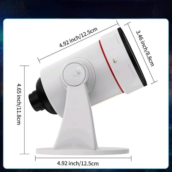 2025 Upgraded] Galaxy Projector, HD Brighter Wider Projection Planetarium Star Projector with 7-Color Night Light Realistic Starry Sky Space Solar System Moon Nebula for Bedroom Ceiling Room Decor