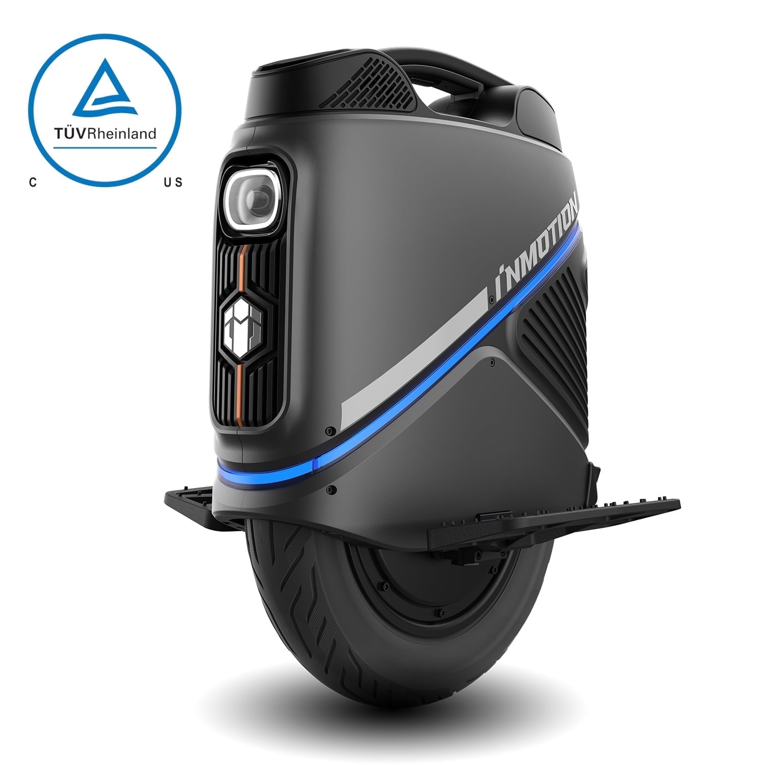 INMOTION V9 Self Balancing Electric Unicycle with Suspension, Bluetooth, 28 mph Speed, 37 Mile Range for Adults