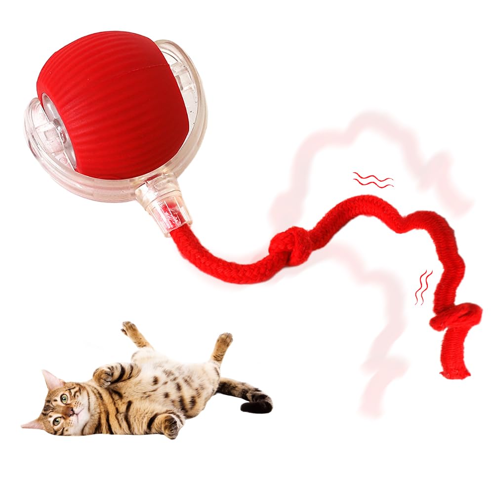 2025 Upgraded Interactive Cat Toy Balls Smart SelfRolling for Bored