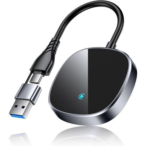 2025 Upgraded , Interface, Converts Wired to , Plug & Play, Compatible with (iOS 10 and Above) for 2016+ - Black