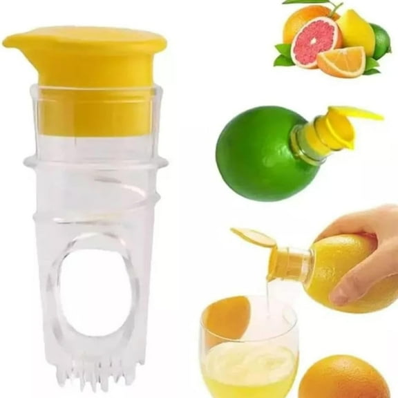 2025 Upgraded Lemon Juicer - Heavy duty manual juicer with built-in filter, portable and dishwasher safe, efficient lemon juicer for oranges, lemons and pomegranates