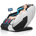 thumbnail image 1 of 2026 Upgraded Massage Chair Full Body Zero Gravity 4D SL Track Yoga Stretching, AI Voice, White, 1 of 10