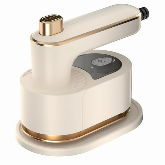 2025 Upgraded Mini Travel lron for Clothes -Portable Handheld Steamlron with Wet & Dry lroning for Home, Business & Travel (Beige/Green)