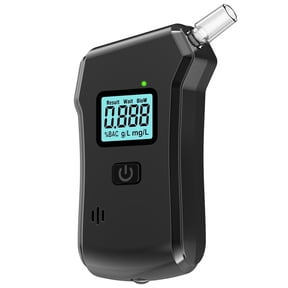 Tancola Fashion Portable 2025 Upgraded LCD At-Home Breath Alcohol Tester Set w/ 1 Alcohol Tester, 5 Mouthpiece