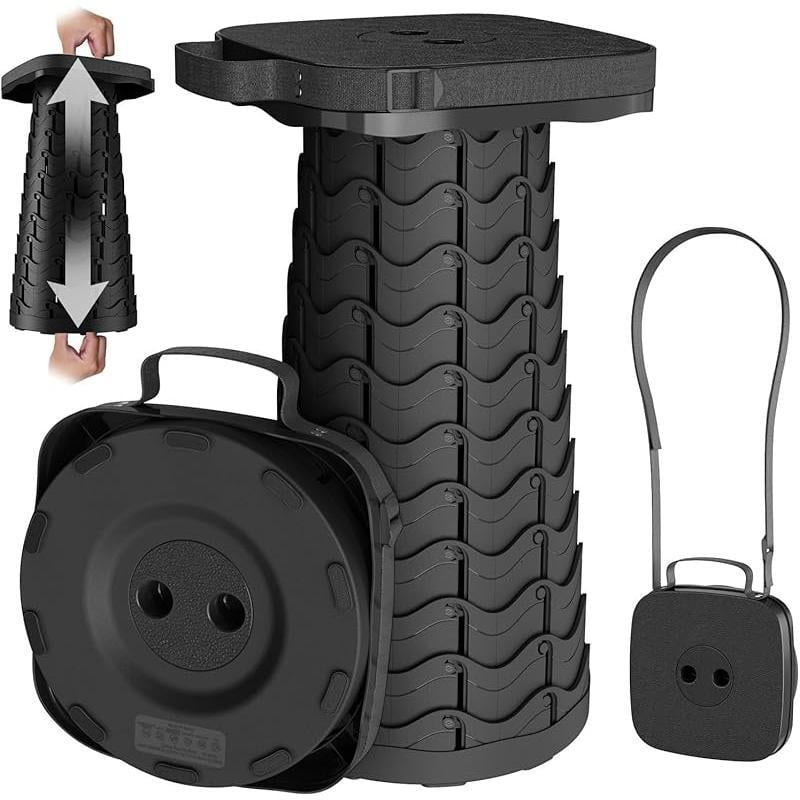 2025 Upgraded Portable Folding Stool, Collapsible Stool, Telescoping ...