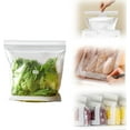 thumbnail image 1 of 2025 Upgraded Reusable Food Storage Bags - BPA-Free, Double Seal Fresh-Keeping Bags for Fruits, Vegetables & Freezer (11 * 11 inches（15pcs）), 1 of 7
