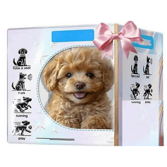 2025 Upgraded Robot Dog,Realistic Robot Puppy - Interactive Robotic Pet That Sits,Barks,Walks & Runs Like a Real Dog