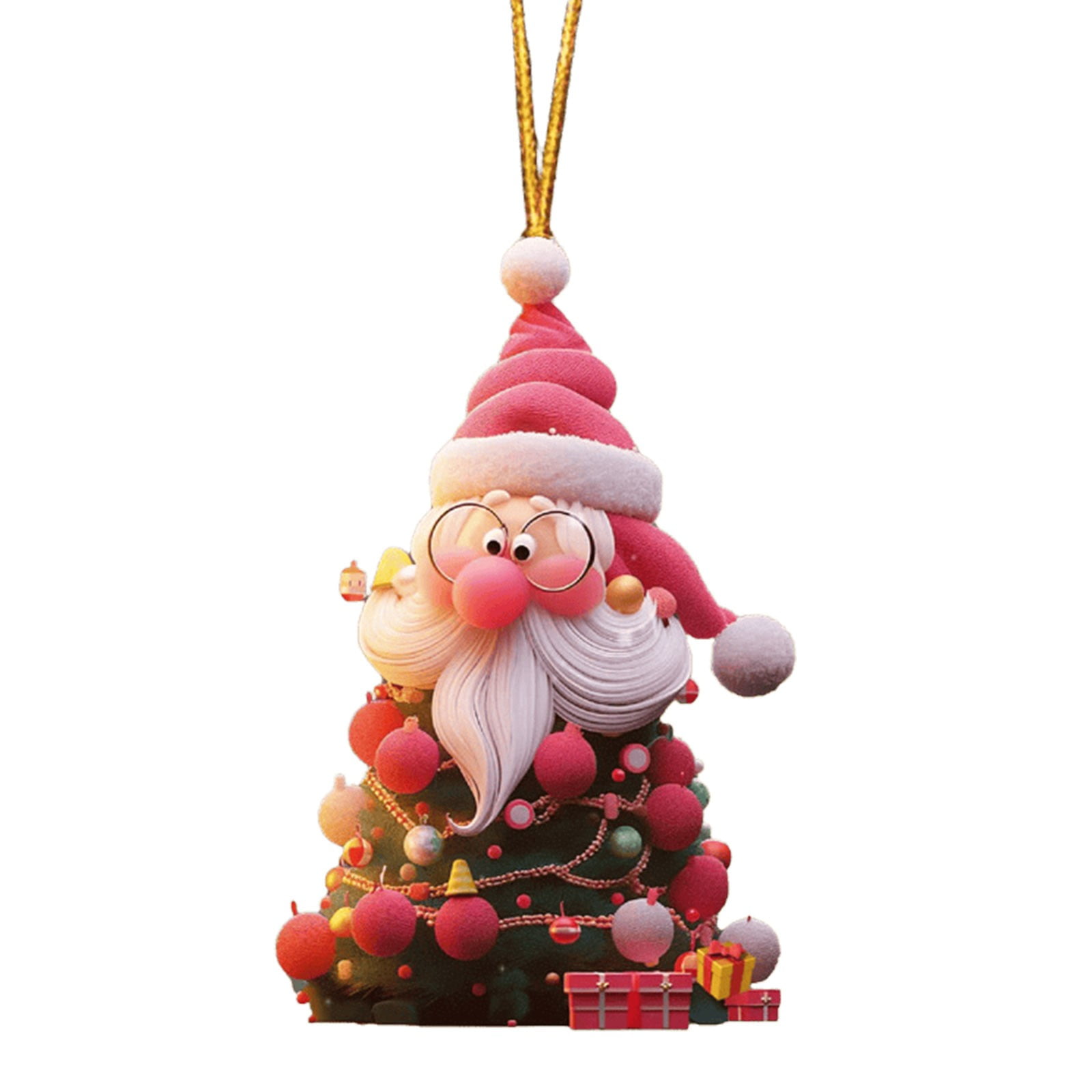 2025 Upgraded Santa Claus Christmas Tree Small Pendant Christmas