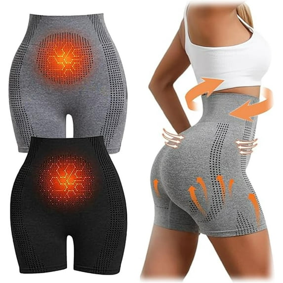 2025 Upgraded Version Ion Shaping Shorts,Viresta Shaping Shorts, Micro-Vibration Massage Module Ion Fiber Repair Shaping Shorts.