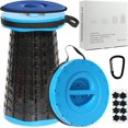 thumbnail image 1 of 2025 Upgraded XXL Collapsible Stool with Cushion 19.7",1000lbs Max Weight,Wider & Taller Pop Up Seat, Heavy Duty Portable Retractable Folding Chair or Travel Foot Rest for Camping & Outdoors, 1 of 15