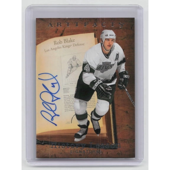 2025 Upper Deck Artifacts History Lesson Signatures Rob Blake #HL-3A