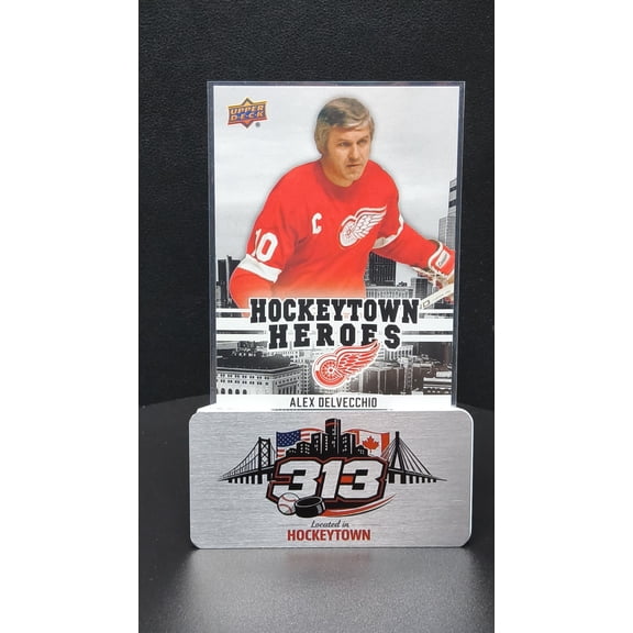 2025 Upper Deck Red Wings 100 Centennial Alex Delvecchio Detroit Red Wings #HH-11 Hockey Card