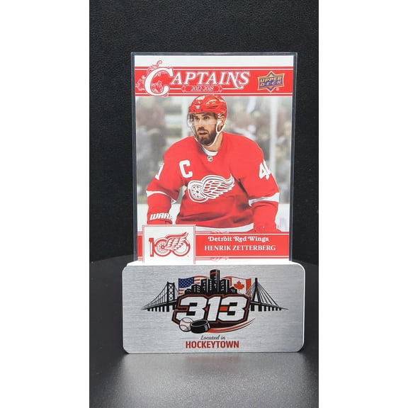 2025 Upper Deck Red Wings 100 Centennial Henrik Zetterberg Detroit Red Wings #179 Hockey Card