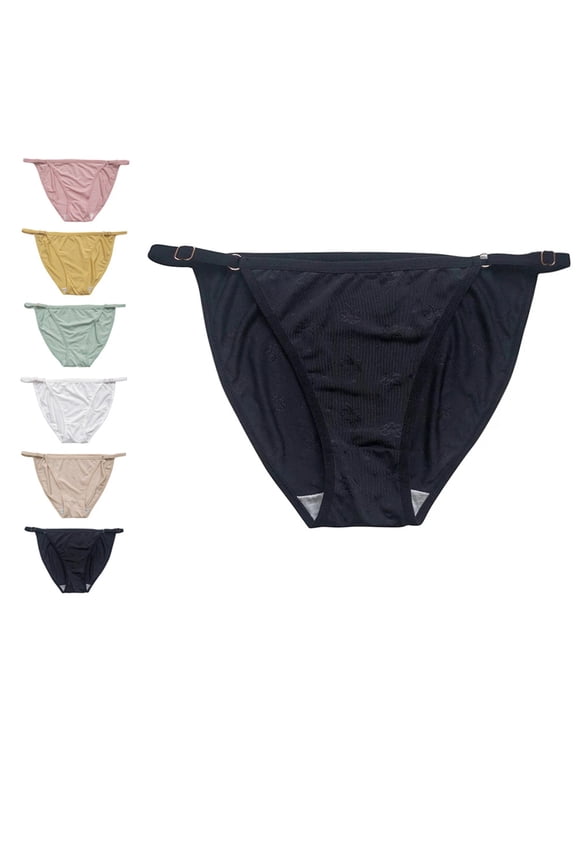 2025 Urinary Incontinence Postpartum Underwear for Women Washable Leak Proof Odor Control Absorbency Brief Black M