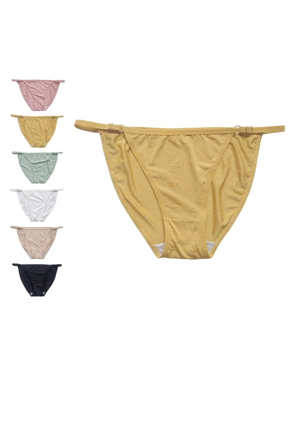 2025 Urinary Incontinence Postpartum Underwear for Women Washable Leak Proof Odor Control Absorbency Brief Yellow M