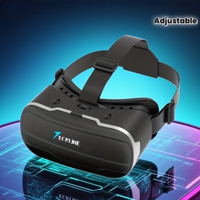 2025 VR System for Smart Device - Haptic Feedback, Adjustable Focus -800 Myopia, Ventilated PU Mask & Electronics - Smartphone VR Headset, No PC/Gaming Console Required