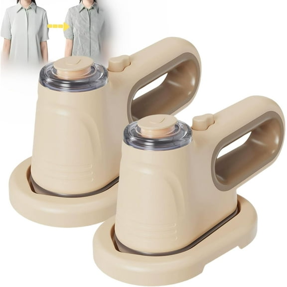 2025 Vacuum Steamer For Clothes, 1000w Portable Handheld Clothes Steamer With 600ml Tank Delivers And 3.5ft Cord, 20-Second Heat Up, Lightweight, For Travel And Car Interior Care (2PCS)