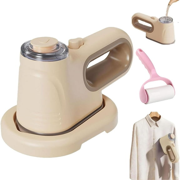 2025 Vacuum Steamer for Clothes, 1000w Ultra-Quiet Handheld Steamer, Handheld Travel Garment Steamer Iron Rapid Heating - Instant Wrinkle Removing for Clothes, Home & Travel (1 Set)